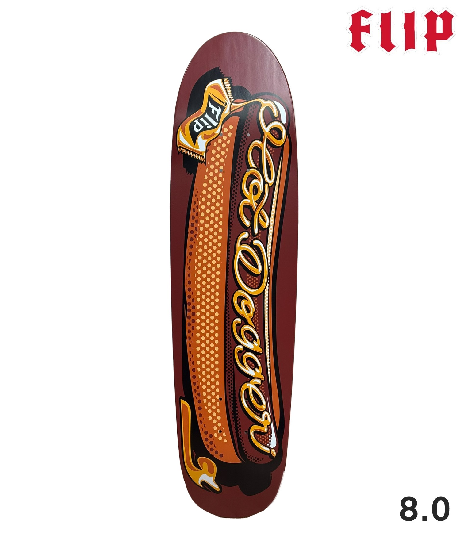 FLIP フリップ スケートボード デッキ 8.0inch HOTDOGGER 初心者