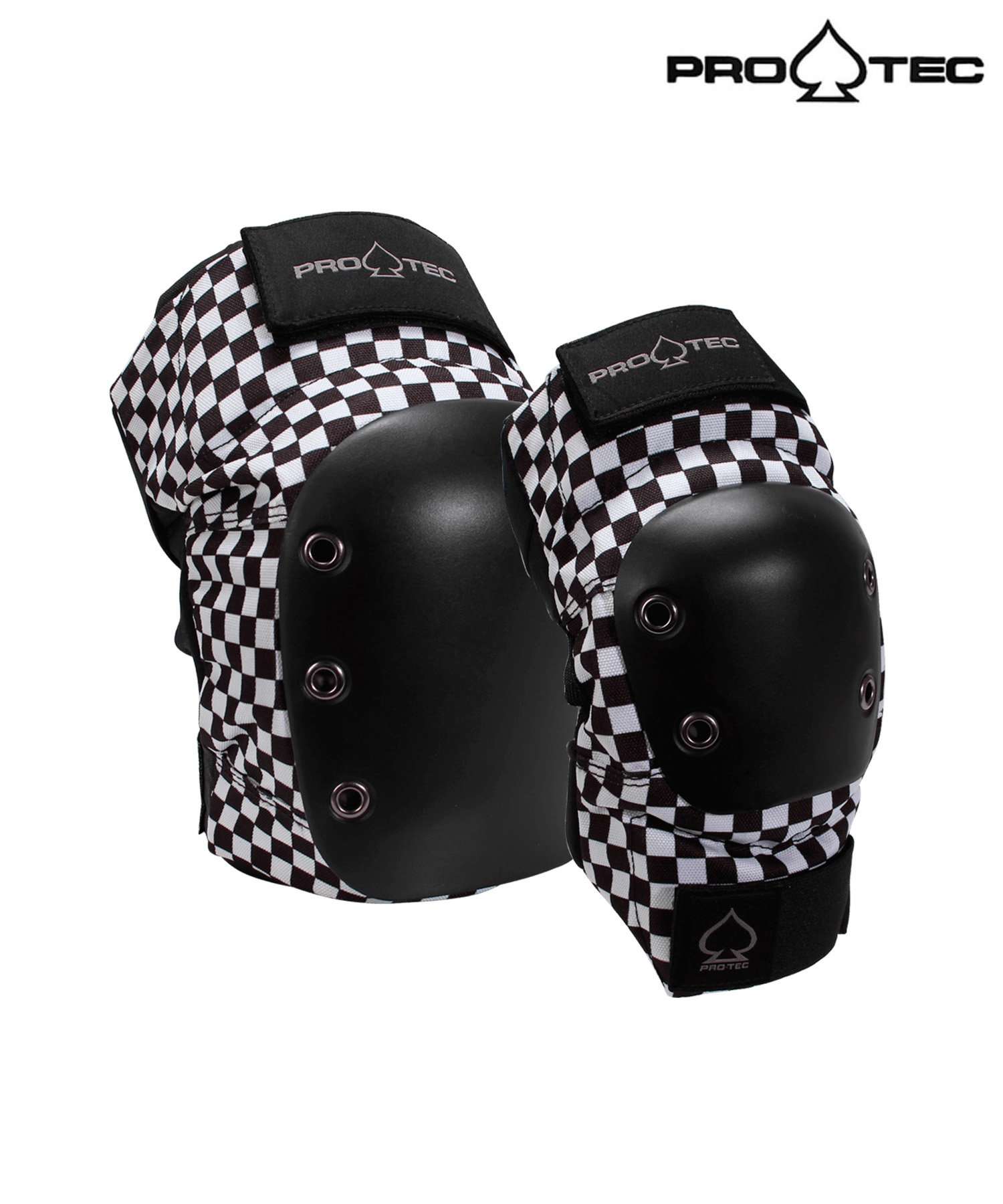 PRO-TEC プロテック KNEE & ELBOW PAD SET CHECK S～XL スケートボード プロテクター(CHECK-S)