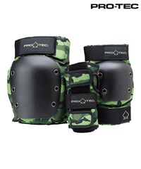 PROTEC プロテック キッズ スケートボード プロテクター JR 3PACK SET BK CAMO