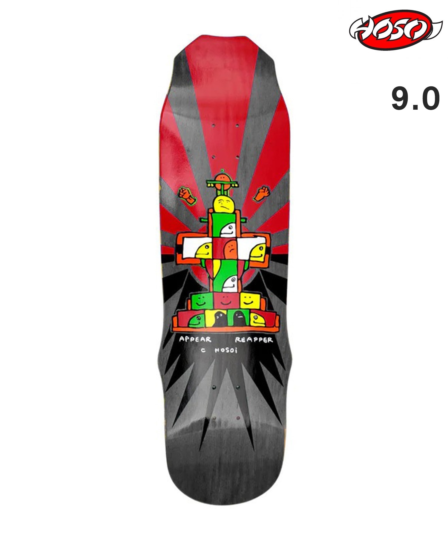 入手困難★HOSOI★ホソイハンマーヘッドダブルキック★デッキ★ cutback2_hosoi-105