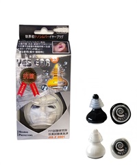 ML エムエル YES EAR イエスイヤー 耳栓 サーフィン ムラサキスポーツ(BLK-ONESIZE)