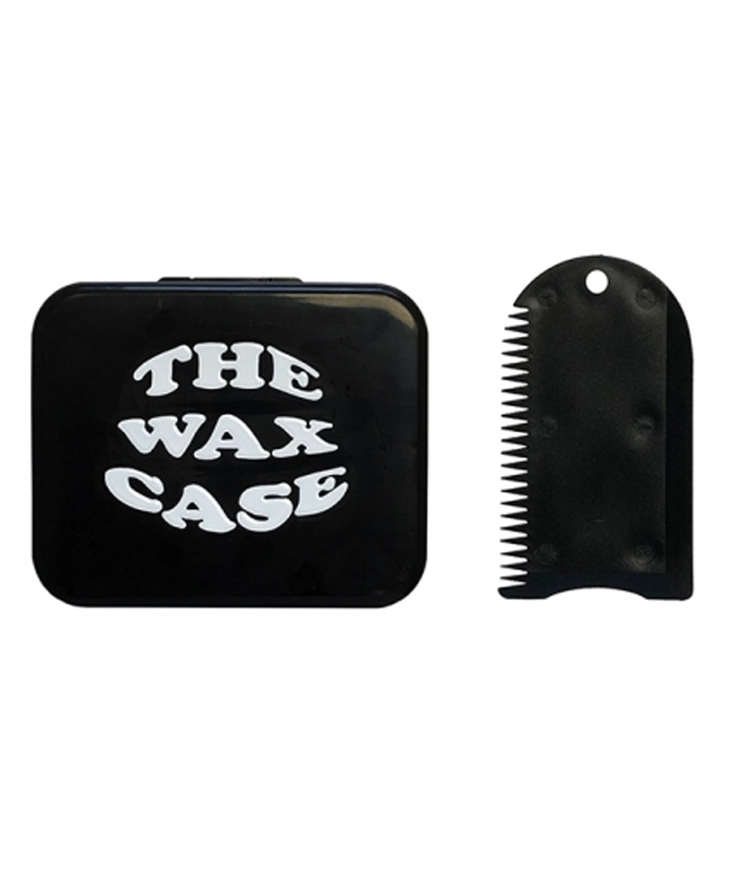ML エムエル THE WAX CASE ワックスケース コーム付き サーフィン ムラサキスポーツ(BLK-ONESIZE)