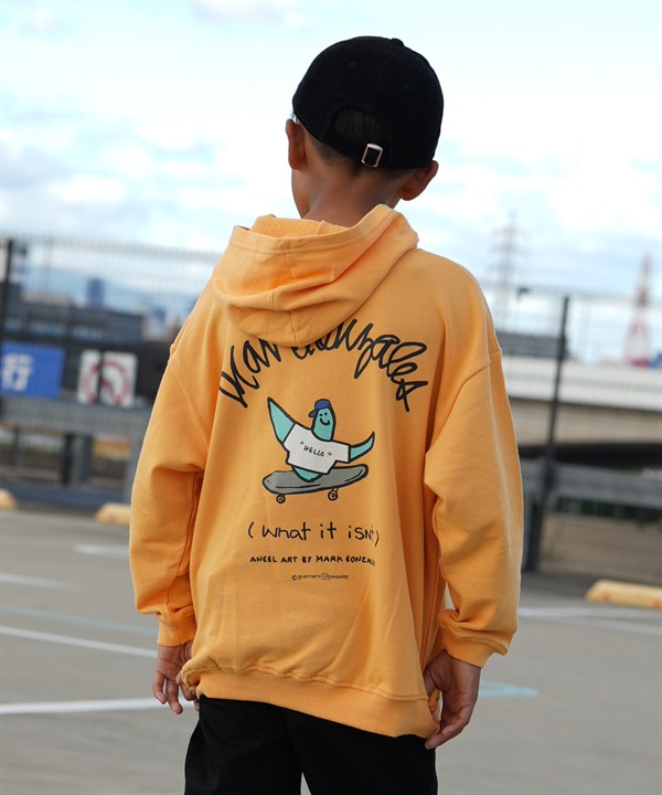 What it isNt ART BY MARKGONZALES ワット イット イズント マークゴンザレス パーカー プルオーバー キッズ バックプリント 47240627