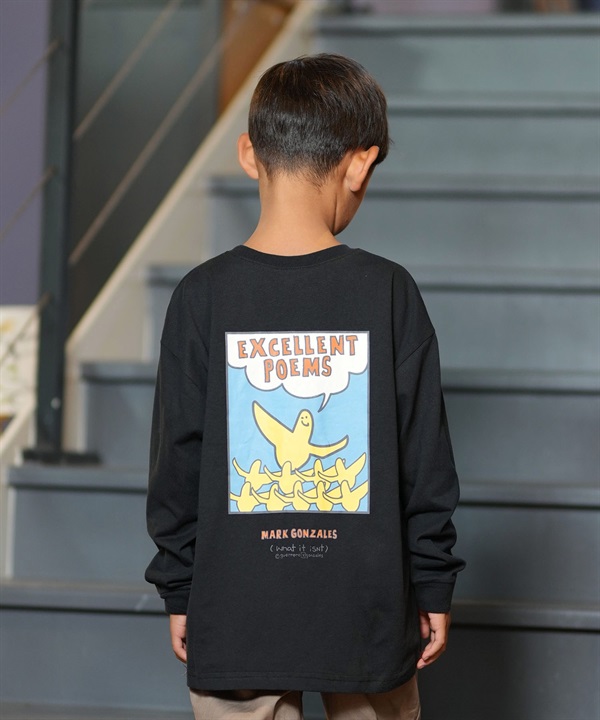 What it isNt ART BY MARKGONZALES ワット イット イズント マークゴンザレス 長袖 Tシャツ キッズ 47240227