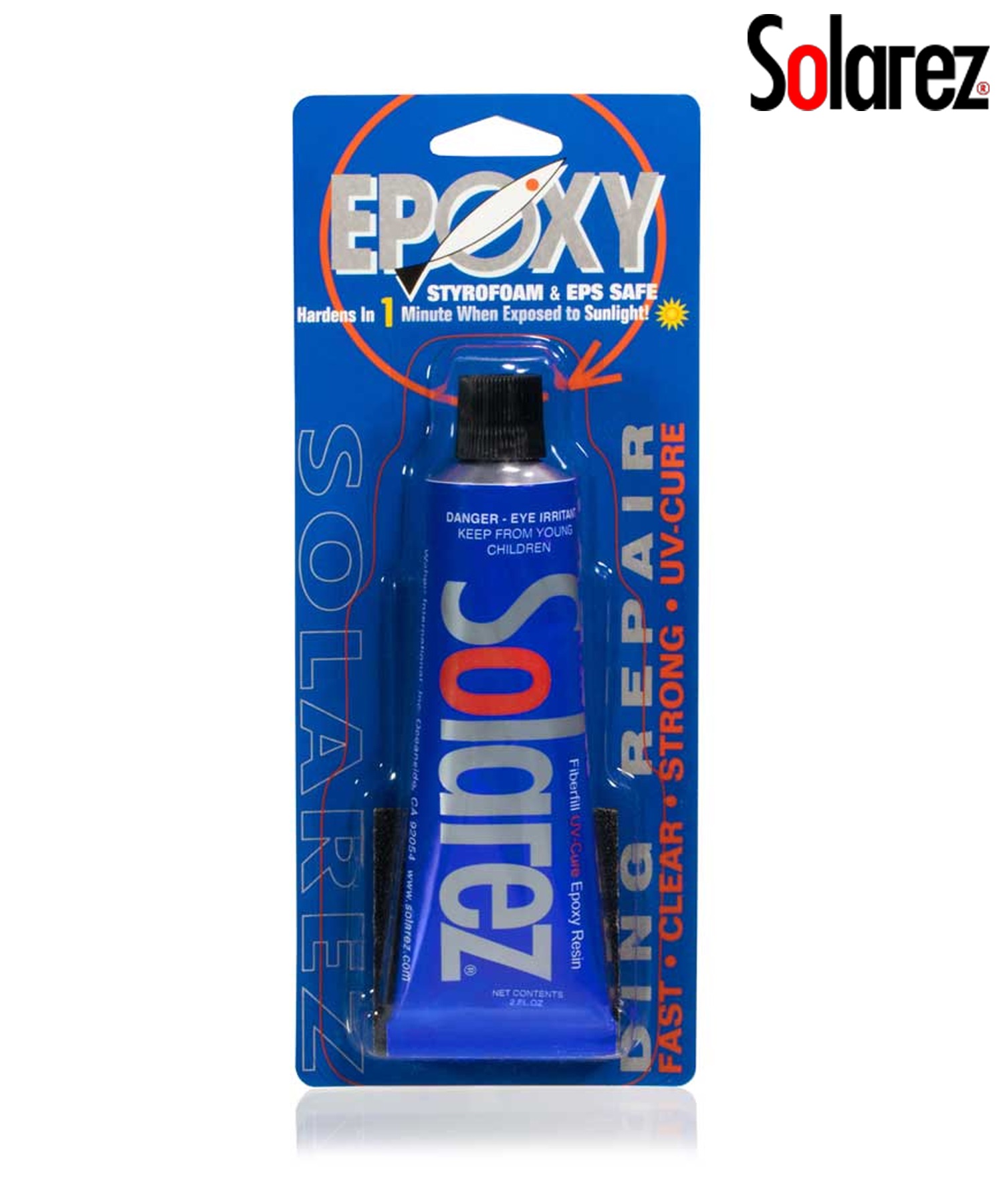 SOLAREZ ソーラレズ EPOXY MINI  0.5oz エポキシ ミニ EPS用 サーフボード修理材 ムラサキスポーツ(EPS-0.5oz)
