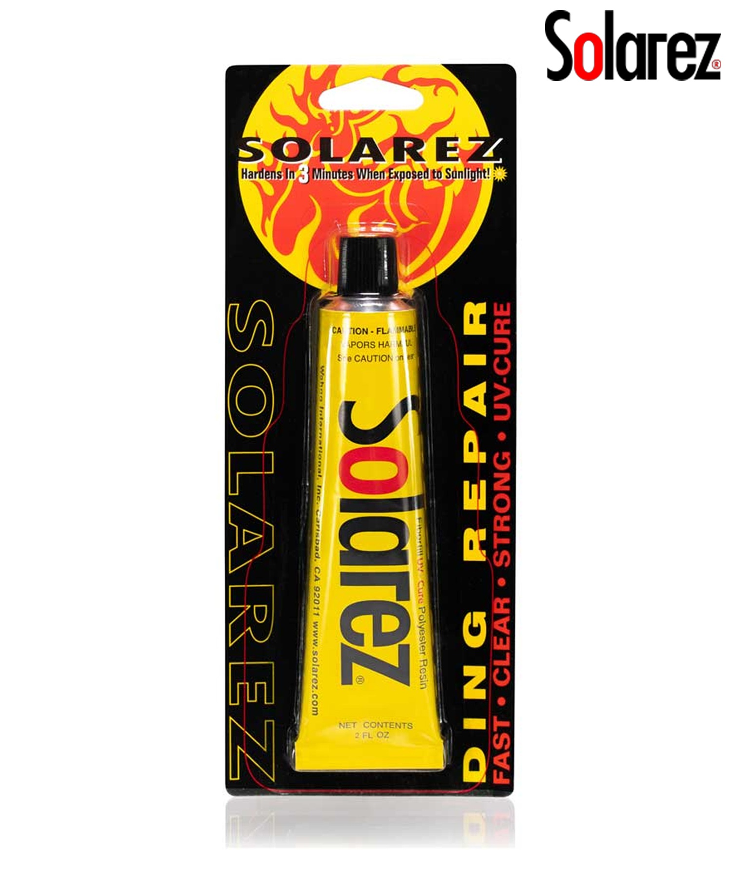 SOLAREZ ソーラレズ  MINI 0.5oz ポリウレタン ミニ PU用 サーフボード修理材 ムラサキスポーツ(CLR-0.5oz)