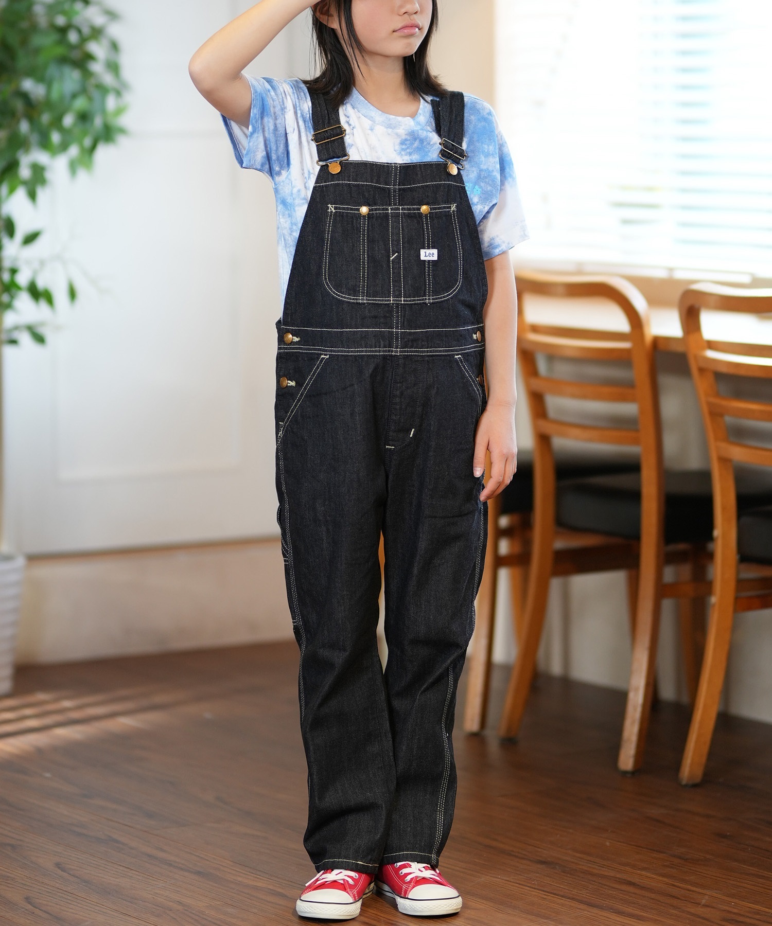 Lee リー キッズ デニム オーバーオール サロペット ロングパンツ