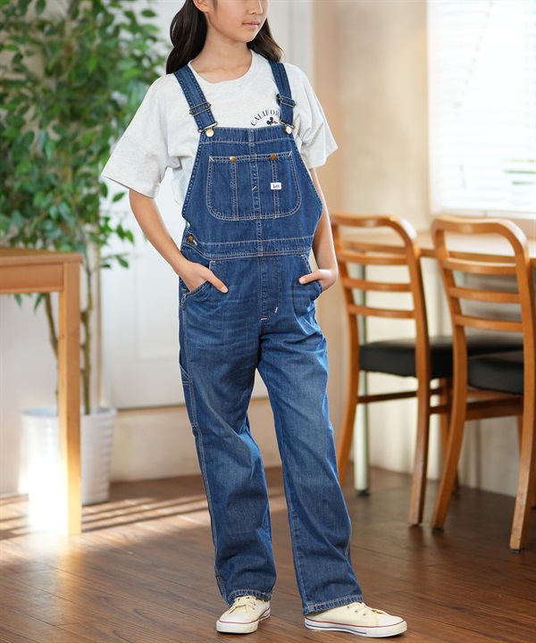 Lee リー キッズ デニム オーバーオール サロペット ロングパンツ LK6137-436