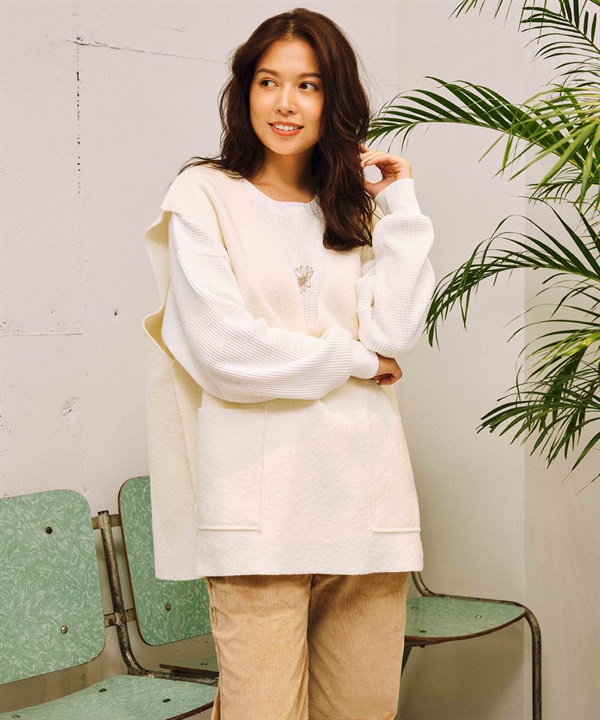 RIKKA FEMME リッカファム ベスト レディース シープボアベスト RF24FW10