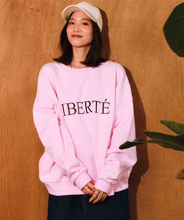 RIKKA FEMME リッカファム トレーナー レディース スウェット クルーネック 刺繍 RF24FW19