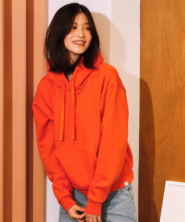RIKKA FEMME リッカファム パーカー プルオーバー レディース スウェット フーディー ショート丈 無地 裏起毛 RF24FW24