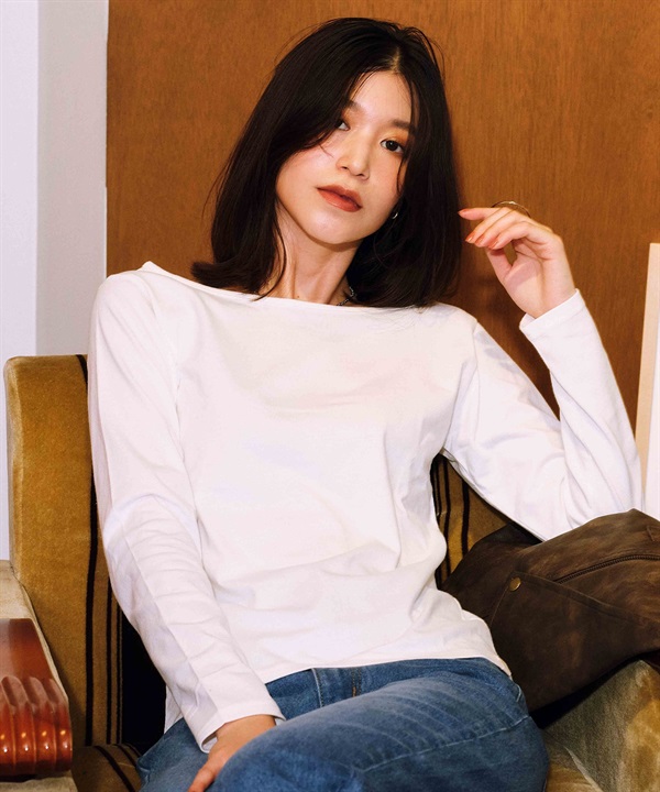 RIKKA FEMME リッカファム 長袖 Tシャツ ロンT ボートネック 無地 RF24FW30