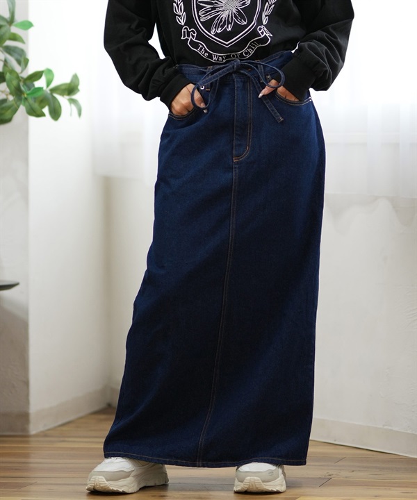 RIKKA FEMME リッカファム スカート レディース デニム ロングスカート RF24FW08