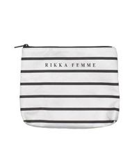 RIKKA FEMME リッカファム ポーチ カリフォルニア RFAC24SS06(WT/BK-FREE)