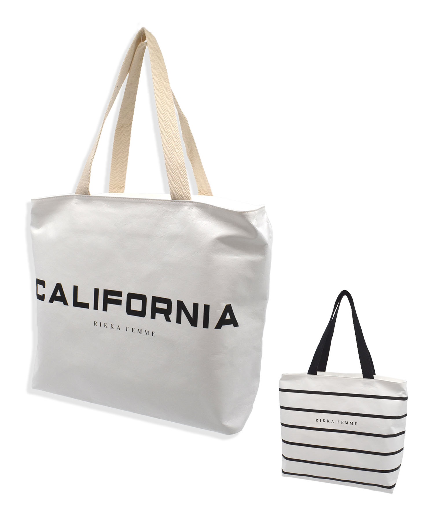RIKKA FEMME リッカファム バッグ トートバッグ 防水 軽量 カリフォルニア RFAC24SS05(WT-FREE)