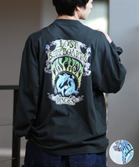 lost ロスト 長袖 Tシャツ メンズ ロンT バックプリント ムラサキスポーツ限定 L24F2206
