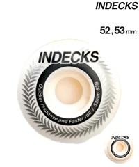 INDECKS インデックス スケートボード ウィール 52,53mm LAWREL ムラサキスポーツ