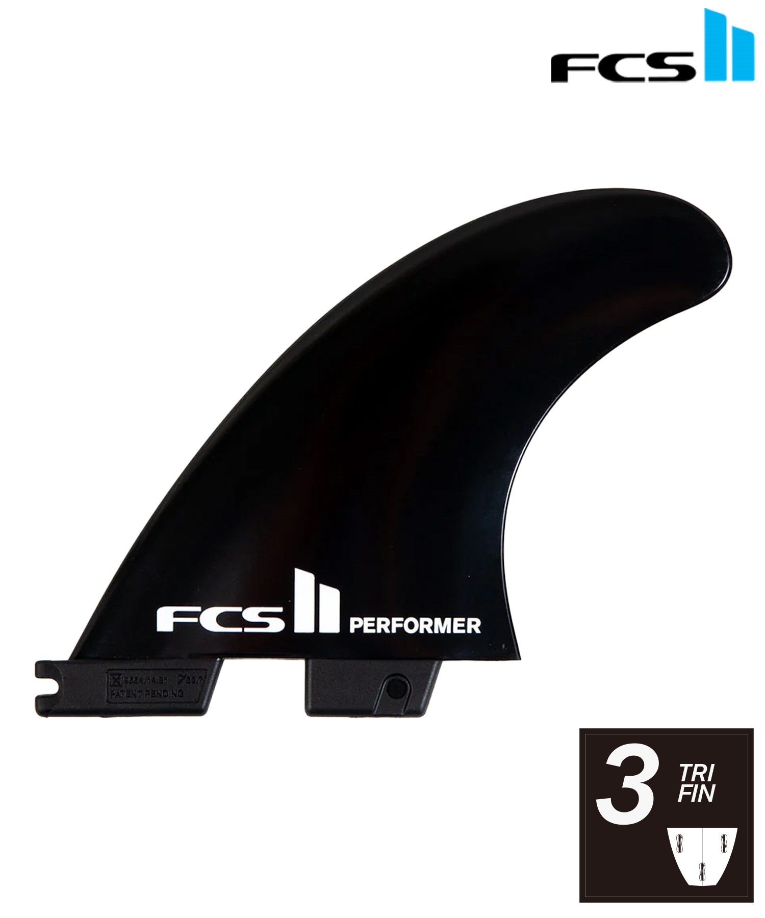 FCS2 エフシーエスツーFPER-BK01-MDTSR PERFORMER TRI サーフィン