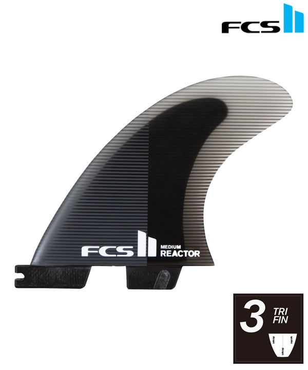 FCS2 エフシーエスツーFREA-PC04-MDTSR REACTOR TRI サーフィン フィン ムラサキスポーツ