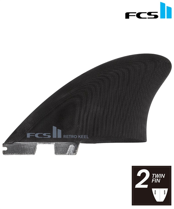 FCS2 エフシーエスツーFRKX-PG03-XLSSR RETRO KEEL TWIN サーフィン フィン ムラサキスポーツ