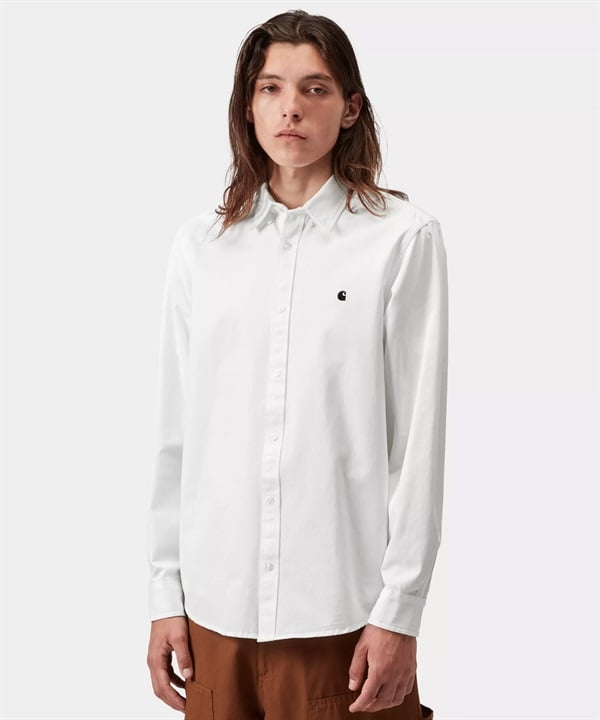 Carhartt WIP カーハートダブリューアイピー 長袖 シャツ メンズ ロングスリーブ マディソンシャツ I023339