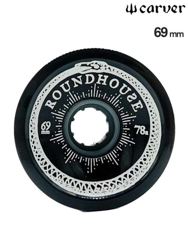 CARVER カーヴァー ロングスケート ウィール 69mm CONCAVE WHEEL ムラサキスポーツ