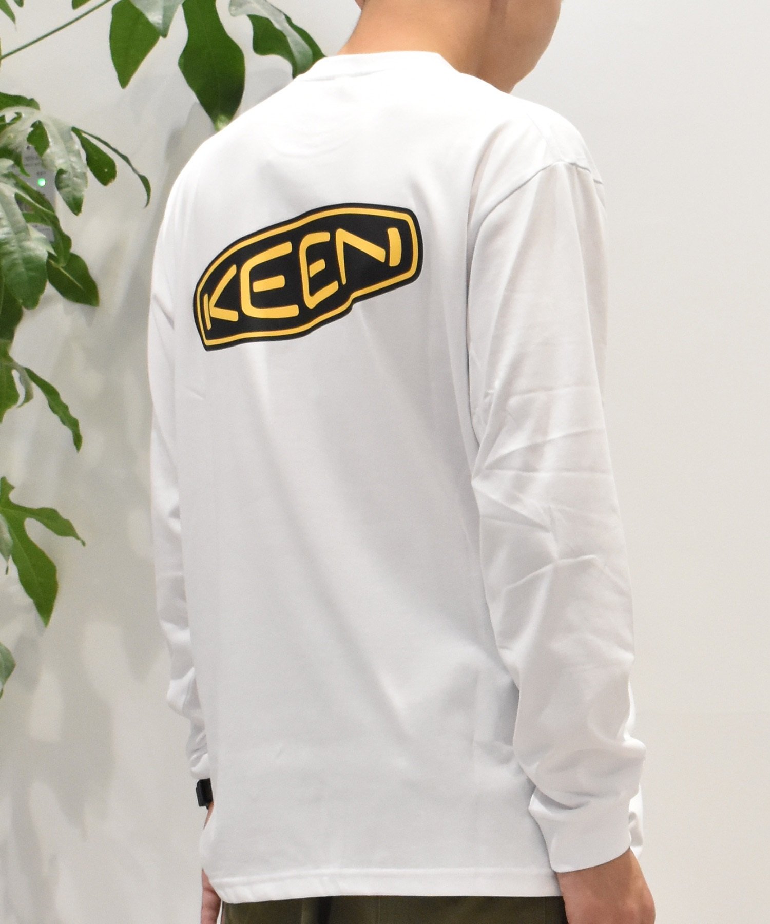 KEEN キーン 長袖 Tシャツ メンズ ロンT バックプリント 吸汗速