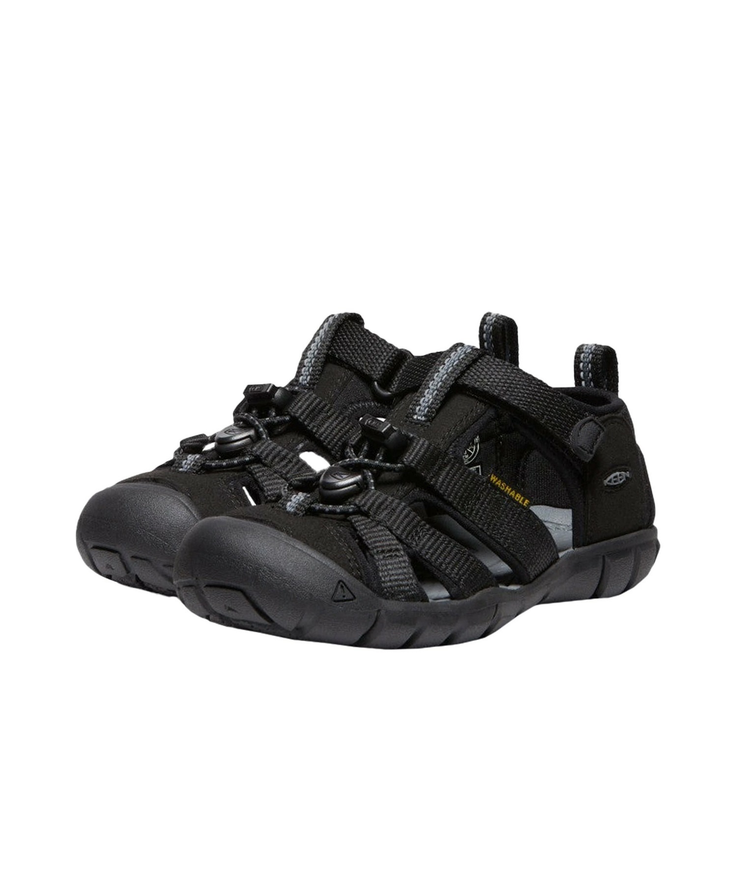 KEEN キーン サンダル キッズ 水陸両用 アウトドアシューズ SEACAMP II CNX シーキャンプ ツー シーエヌエックス 15.0～19.5cm 1027412(BLGR-15.0cm)