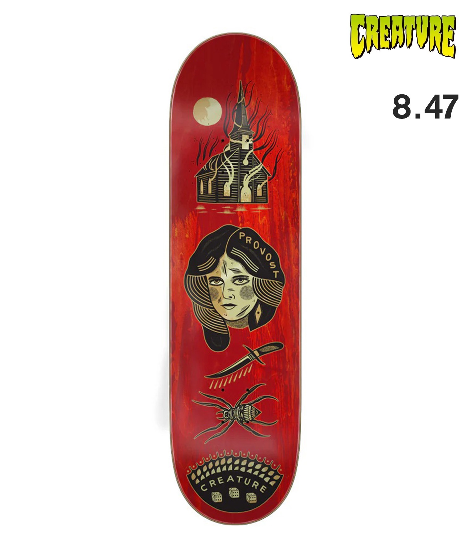 CREATURE クリーチャー スケートボード デッキ 8.47inch PROVOST