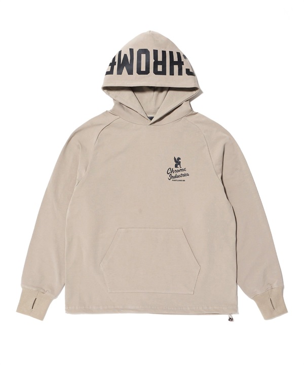 CHROME クローム プルオーバー パーカー メンズ スウェット フーディー オーバーサイズ ストレッチ JP251GRGE