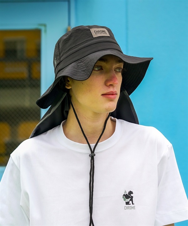 CHROME クローム ハット 紫外線対策 UVカット RIDE ADVENTURE HAT ライド アドベンチャー JP224BKBRF