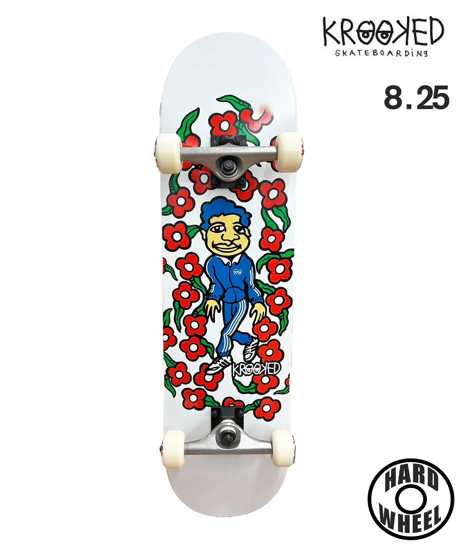 KROOKED クルキッド スケートボード コンプリートセット 8.25inch ムラサキスポーツ(ONE-825)