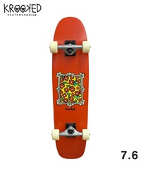 KROOKED クルーキッド スケートボード クルーザー コンプリート セール 7.6inch FRAME FLOWER(MULTI-7.6inch)