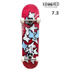 KROOKED クルキッド キッズ スケートボード コンプリートセット7.3inch BIRDS ムラサキスポーツ