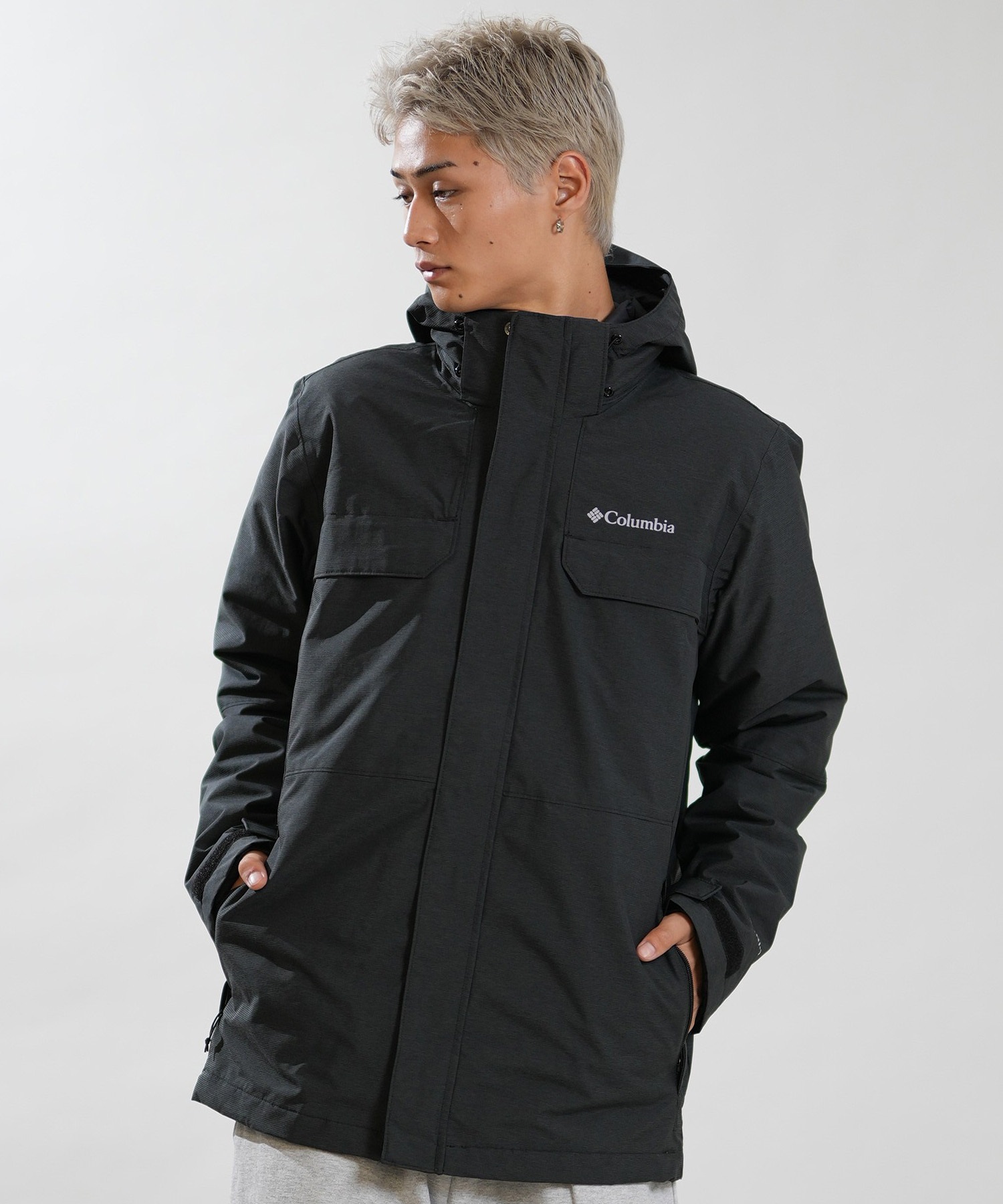Columbia コロンビア ジャケット メンズ 防水 3WAY 中綿 クローバー