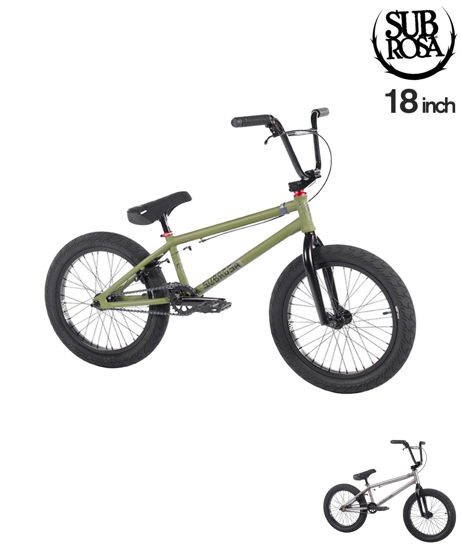 交換無料！ 自転車 バイク キッズ サブローザ SUBROSA BMX TIRO 18inch 自転車本体