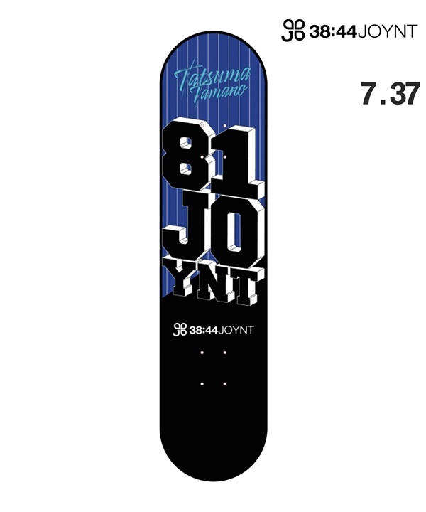 JOYNT ジョイント キッズ スケートボード デッキ 7.37inch MR EDGE TATSUMA KIDS