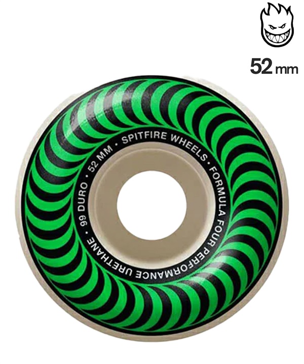 SPITFIRE スピットファイヤー スケートボード ウィール 52mm F4 99D CLASSIC ムラサキスポーツ