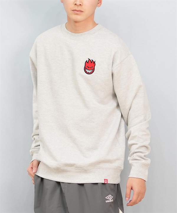 SPITFIRE スピットファイヤー トレーナー メンズ クルーネック スウェット 裏起毛 LIL BIGHEAD FIL ムラサキスポーツ限定