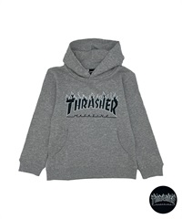 THRASHER スラッシャー パーカー プルオーバー キッズ スウェット フーディー フロントロゴ 24A475-43