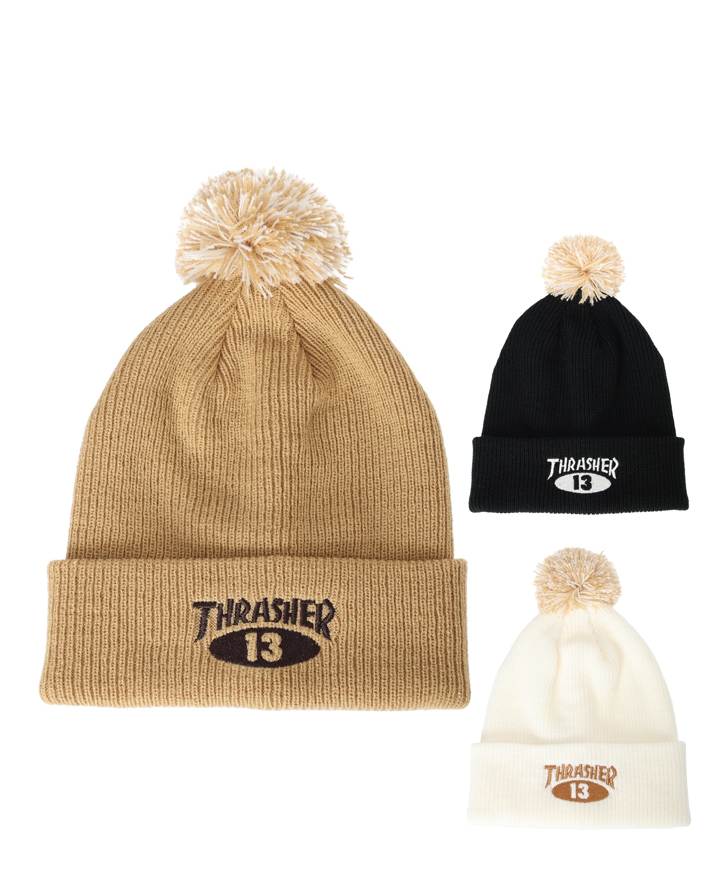 THRASHER/スラッシャー ACRYLIC BEANIE 24TH-N54 ビーニー
