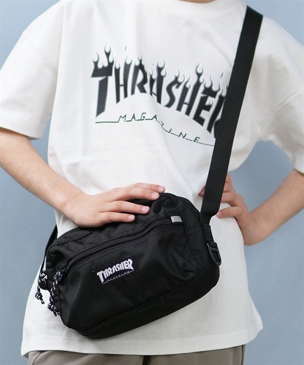 THRASHER スラッシャー バッグ キッズ ショルダーバッグ ミニショルダーポーチ 横 THR-292