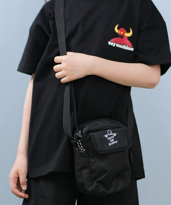 THRASHER スラッシャー バッグ キッズ ショルダーバッグ ミニショルダーポーチ 縦 THR-293