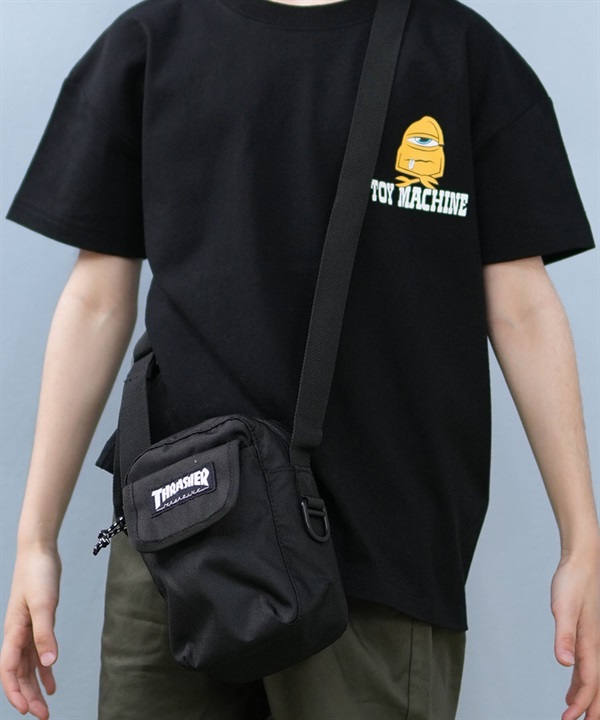 THRASHER スラッシャー バッグ キッズ ショルダーバッグ ミニショルダーポーチ 縦 THR-293