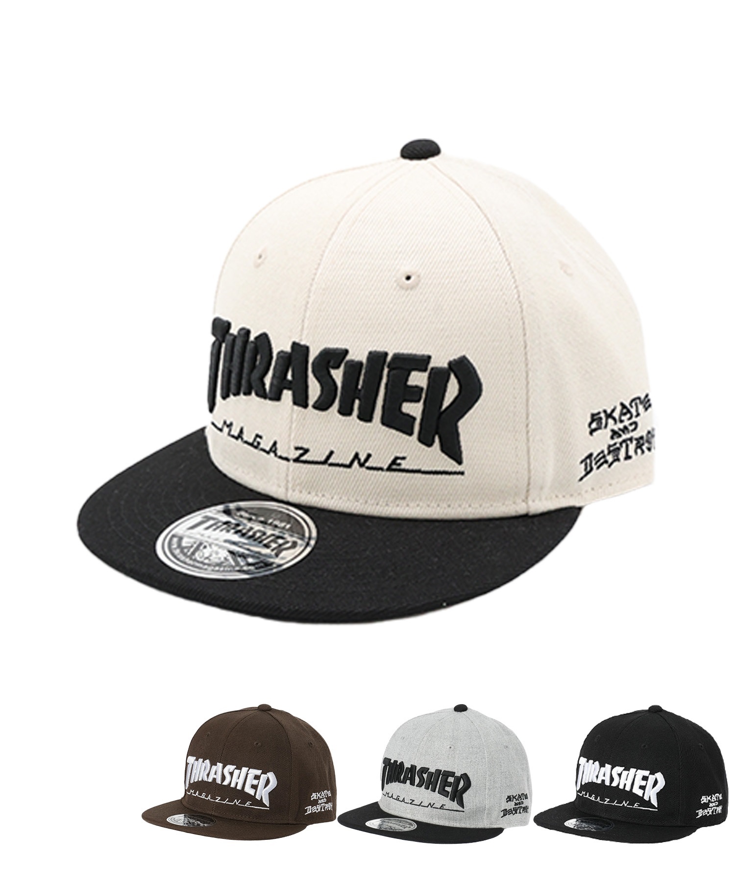 THRASHER スラッシャー キャップ キッズ ジュニア 子供 MAG LOGO FLTV