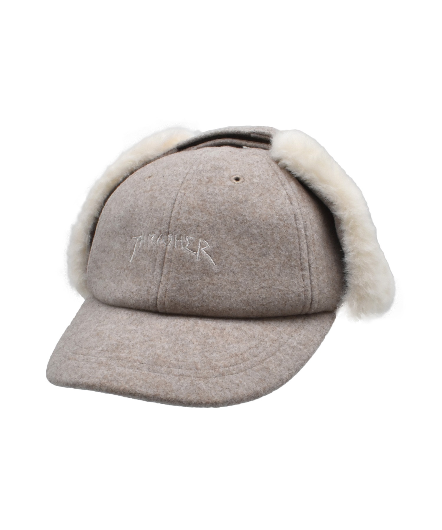 THRASHER スラッシャー キャップ 帽子 キッズ ジュニア 子供 ドッグイヤー イヤーフラップ 6パネル 24TH-C53K(OTM-KIDS)