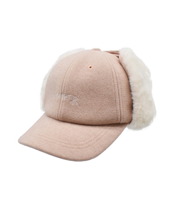 THRASHER スラッシャー キャップ 帽子 キッズ ジュニア 子供 ドッグイヤー イヤーフラップ 6パネル 24TH-C53K