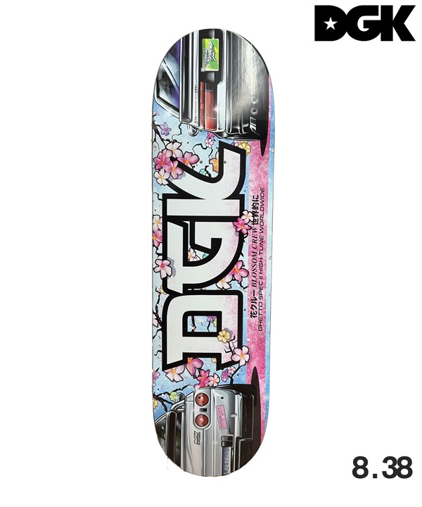 DGK ディージーケー スケートボード デッキ 8.3inch BLOSSOM CREW 初心者