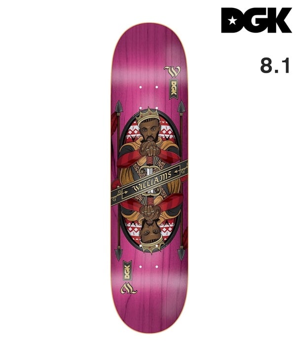 DGK ディージーケー スケートボード デッキ 8.06~8.25inch KINGDOM ムラサキスポーツ
