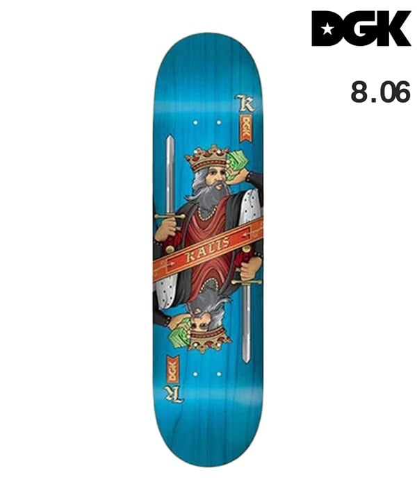 DGK ディージーケー スケートボード デッキ 8.06~8.25inch KINGDOM ムラサキスポーツ